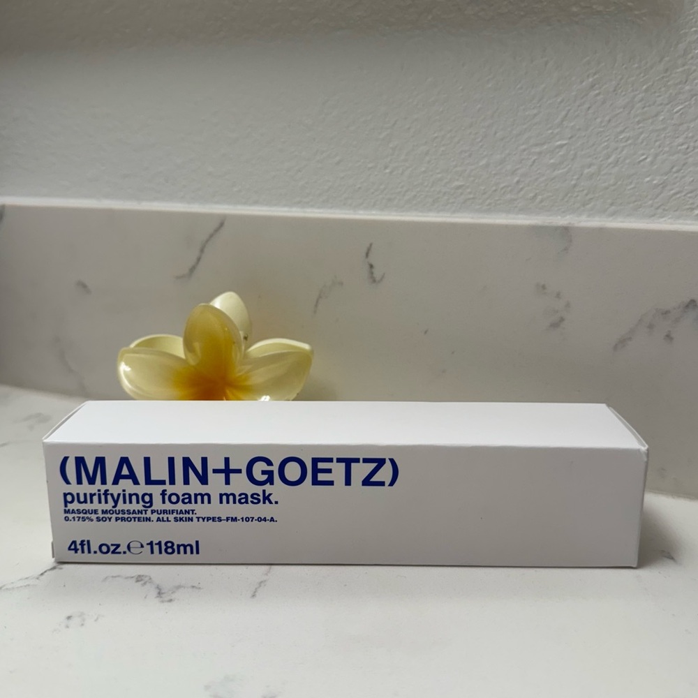 NEW/UNUSED Malin + Goetz Purifying Foam Detox Face Mask